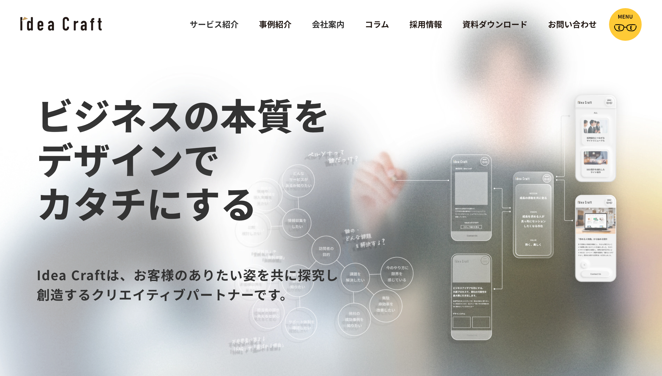 株式会社 Idea Craftのホームページ